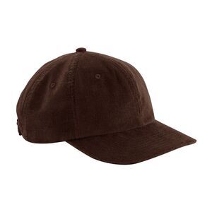 Beechfield Mens Heritage Cord Cap / Brown